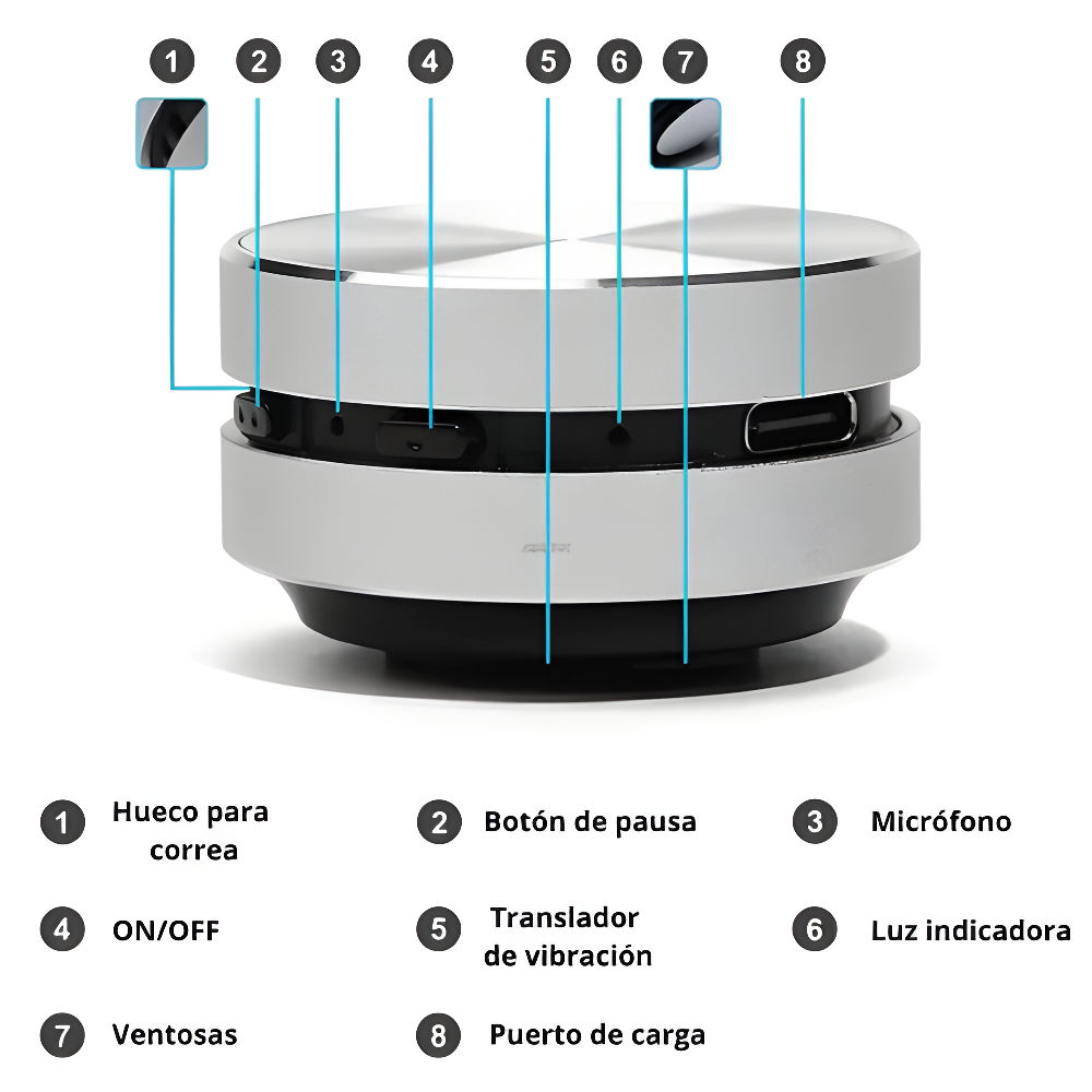 VybeSound™-Altavoz portátil