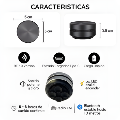 VybeSound™-Altavoz portátil